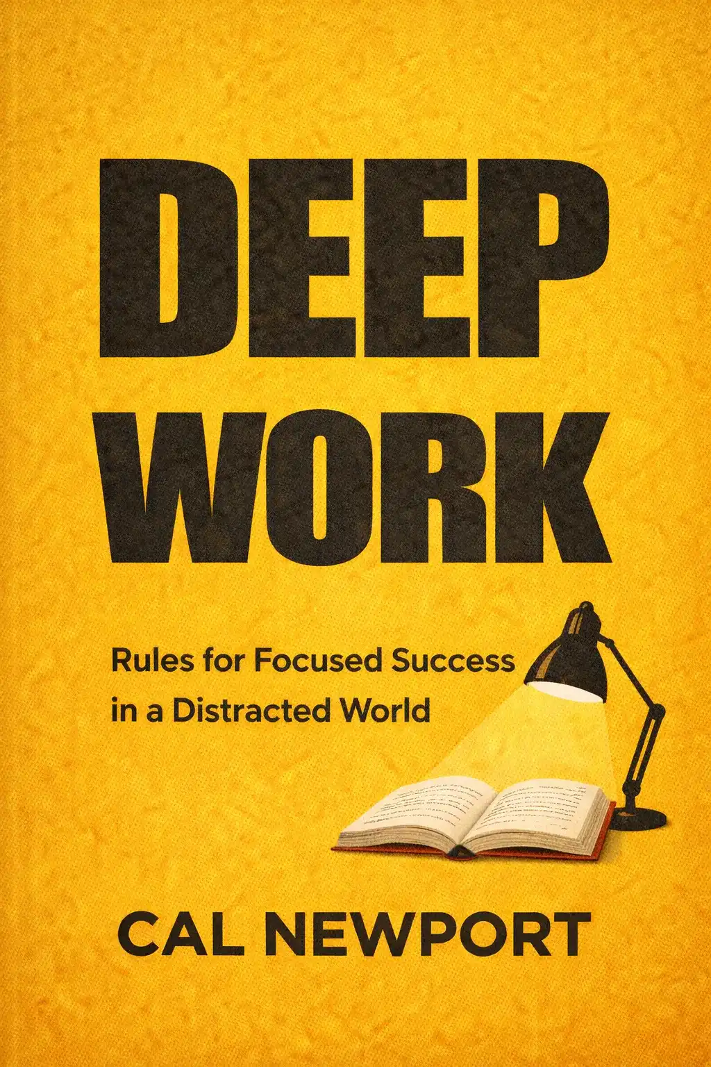 deep work book cover by cal newport